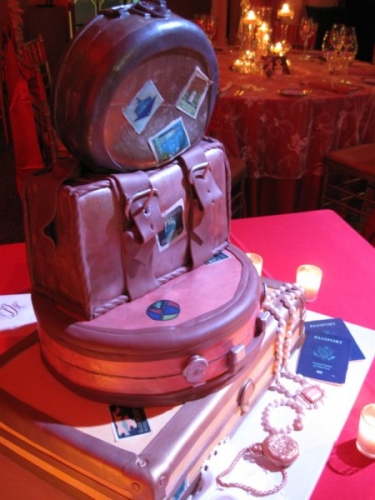Nashville Groom Cake - Travel Luggage Case