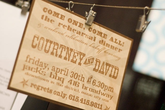 Custom Wedding Invitations by Designs in Paper