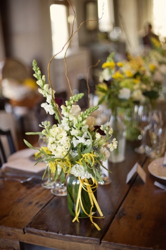 Front Porch Farms Floral Centerpiece in Mason Jar