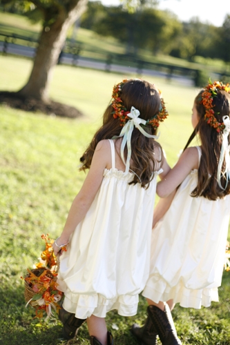 Enchanted Florist Farm Wedding Flower Girls