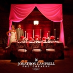 Vintage Retro Wedding Design by Swizzle Events Table Setting