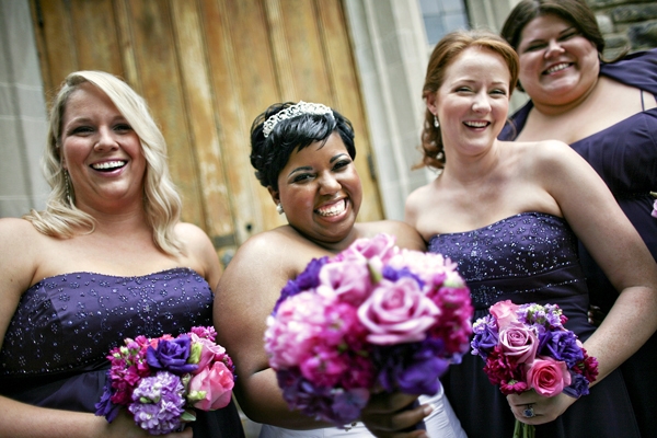 Wedding Day by jHenderson Studios Scarritt-Bennett Wedding Bridal Party in Purple