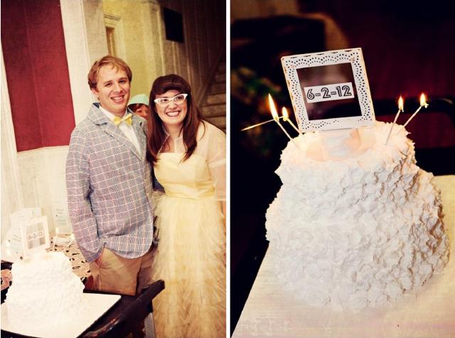 1950s-nashville-engagement-wedding-date-reveal-cake