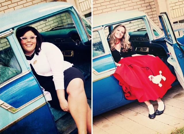 1950s-nashville-engagement-party-56-chevy