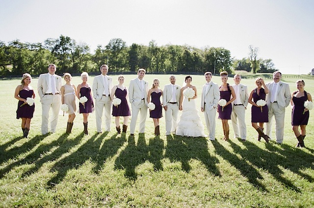 cowboy boots bridesmaid country wedding nashville mixed gender bridal party