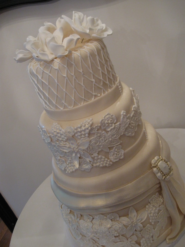 all white wedding cake designer nashville
