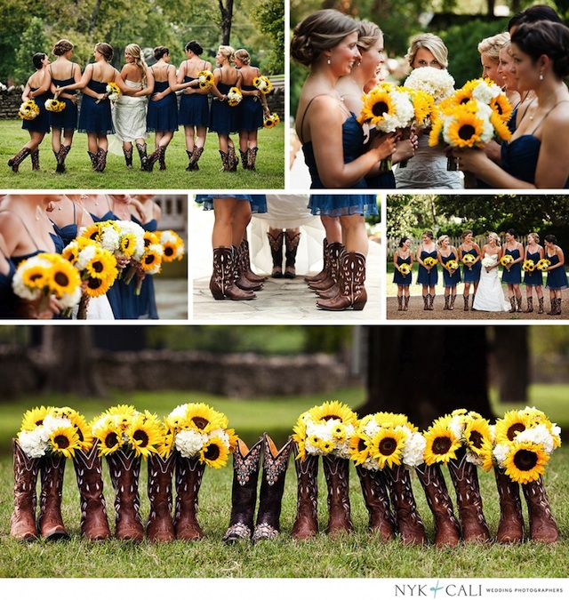 southern wedding belle meade plantation cowboy boots